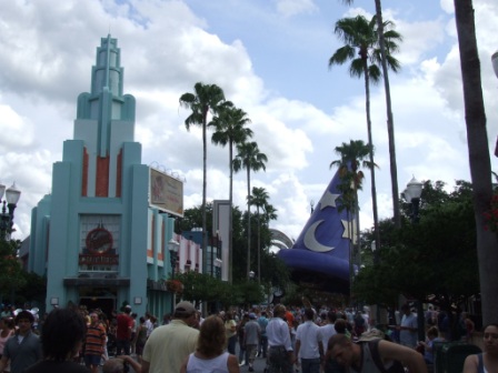 De ingang van Disney's MGM Studio's